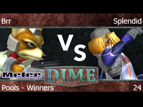 DIME 24 - Brr (Fox) vs Splendid (Sheik) Pools - Winners - Melee