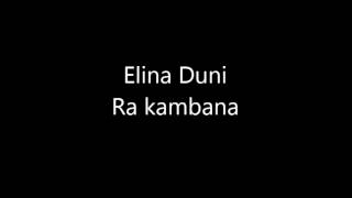 Elina Duni - ra kambana
