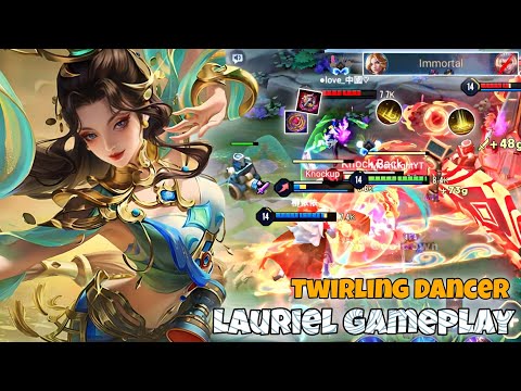 Lauriel Mid Lane Pro Gameplay | Twirling Dancer Skin | Arena of Valor Liên Quân mobile CoT