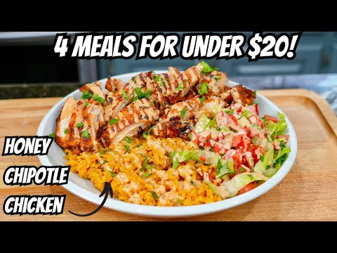 The Most Flavorful Meal For Under $20! (Honey Chipotle Chicken Recipe)