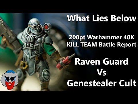What Lies Below - 200pt Warhammer 40K Battle Report - Raven Guard Vs Genestealer Cult