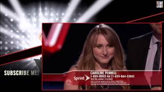 Caroline Pennell &#39;Leaving on a Jet Plane&#39; - The Voice USA Season 5 Top 10 Compete