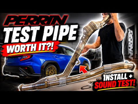 I Added 15HP To My 2022 WRX With ONE Bolt-On Part! (Perrin Front Pipe Upgrade)
