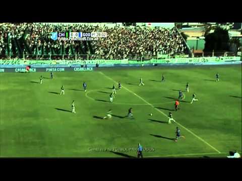 A las manos del arquero. Chicago 0 - Godoy Cruz 0. Fecha 4. Primera División 2015. FPT