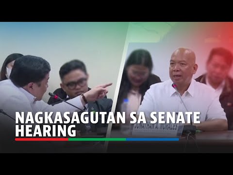 Senator Jinggoy at ex-PDEA agent Jonathan Morales, nagkasagutan sa Senate hearing ABS-CBN News