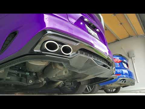 Kia Stinger MBRP catback + secondary downpipes cold start-revs