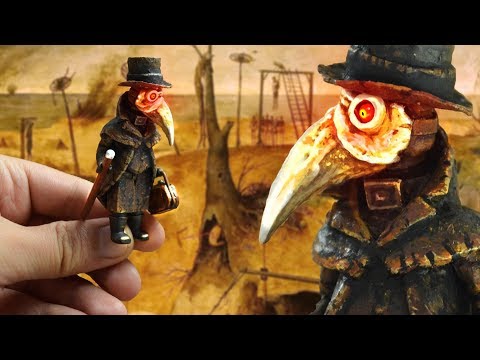 Самодельная фигурка Чумного доктора (SCP-049 альтернативная версия)