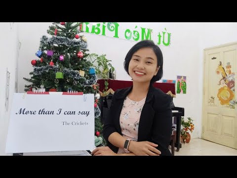 MORE THAN I CAN SAY (The Crickets) Học Tiếng Anh Qua Bài Hát |Thảo Kiara