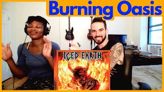 ICED EARTH - &quot;BURNING OASIS&quot; (reaction)