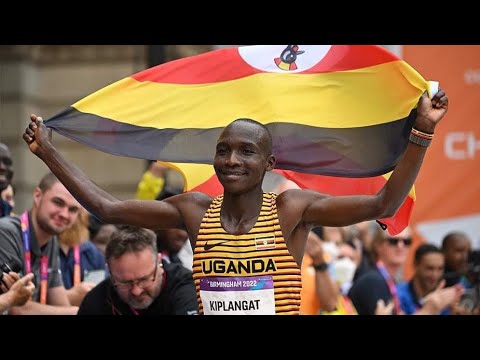 Watch Victor Kiplangat's race to GOLD #birmingham2022 #Ugandawinsgold