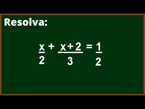 APRENDA A RESOLVER UMA EQUAÇÃO DO 1° GRAU