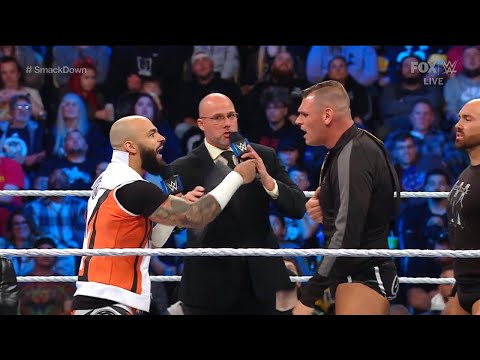 Signing of contract between Ricochet and Gunther - WWE SmackDown December 9, 2022