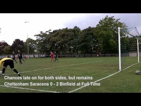BINFIELD FC TV - Cheltenham Saracens 0 - Binfield 2 - Uhlsport Hellenic Premier Div - 11-09-17.wmv