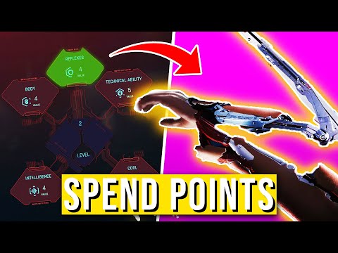 Cyberpunk 2077 - How to Spend ATTRIBUTE/SKILL/PERK POINTS (Beginners Tips)