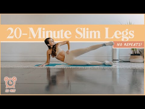 20-MIN SLIM LEGS AT HOME WORKOUT (Lean Legs | No Equipment!)
