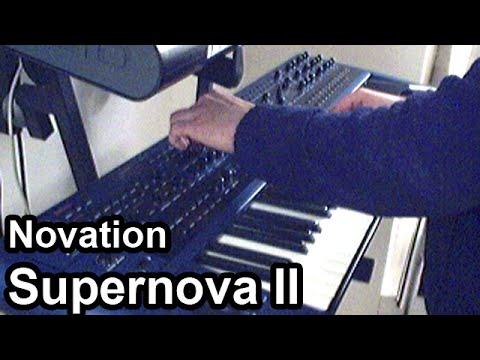 Novation SUPERNOVA II DEMO - Dreamy arpeggiated ambient space music
