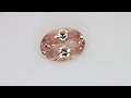 Morganite taglio ovale, 7.56 ct Video 1