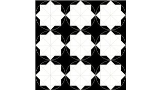 Islamic Geometry | Eight Pointed Star | 8 Fold Rosette