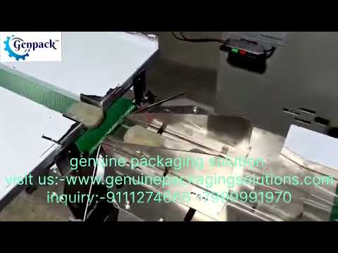 Automatic Three Servo Flow Wrapping Machine Fast and precise packaging | Low price indore