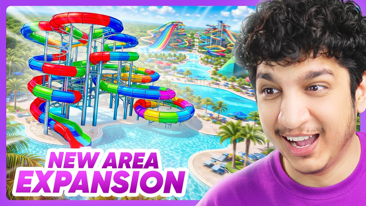 I UNLOCKED A NEW AREA IN MY WATERPARK | POTATO #7