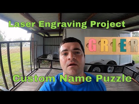 How To Make A Custom Name Puzzle | GlowForge Laser...