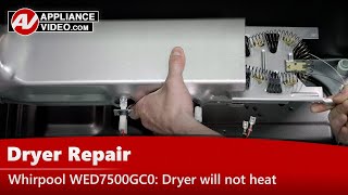 Whirlpool Dryer Repair - Will Not Heat - Heating Element