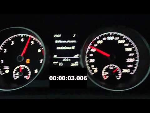 Golf 1.4 tsi 125 cv DSG - Acceleration 0-100 km/h