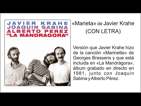 Marieta - Javier Krahe