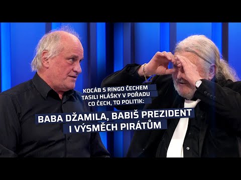Babiš prezident i výsměch Pirátům. Kocáb s Ringo Čechem tasili hlášky v pořadu Co Čech, to politik