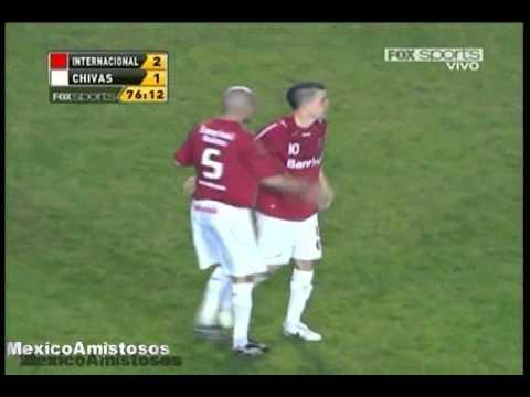 Gol Leandro Damiao Inter vs Chivas 3-2 FINAL Copa Santander Libertadores 2010 [18/08/10]