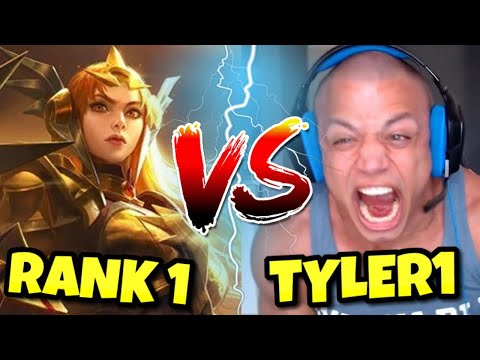 When the RANK 1 LEONA finds Tyler1 in HIGH ELO...