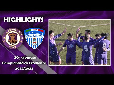 Montefano-Porto Sant'Elpidio 6-2 | Highlights e interviste | 20° giornata | Eccellenza 22/23