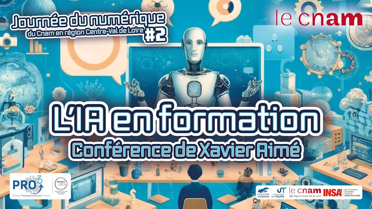 Intelligence artificielle en formation - Conférence de Xavier Aimé
