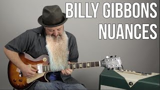Blues Rock Lead Guitar Nuances of Billy Gibbons From ZZ Top