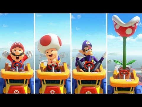 Mario Kart World - All Character Idle Animations