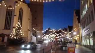 preview picture of video 'Weihnachten (Christmas) in Donauwörth, Reichsstraße, 2014'
