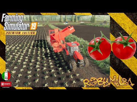 FARMING SIMULATOR 19 - LE RISAIE DEL NORD ✔34 - Raccolta Dei Pomodori (Con qualche problema)