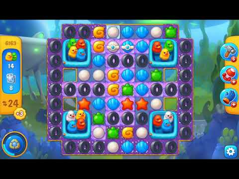 Fishdom 2021 - Level 6163   #playrix #fishdom #gaming