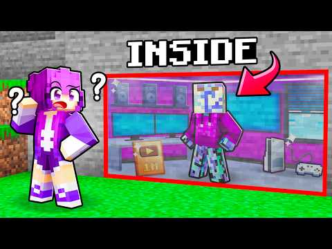 How to Build a SECRET GAMING ROOM in Minecraft!