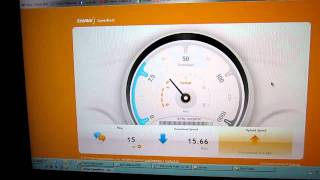 Shaw eXtreme internet speed test Nov.24 2011