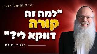 למה אני מרגיש שהקב"ה נטש אותי? התשובה כאן | וישלח (הרב יחיאל קוצר) - התמונה מוצגת ישירות מתוך אתר האינטרנט יוטיוב. זכויות היוצרים בתמונה שייכות ליוצרה. קישור קרדיט למקור התוכן נמצא בתוך דף הסרטון