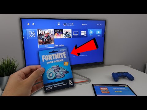 How to REDEEM FORTNITE V-BUCKS CODE ON PS4 (EASY METHOD)