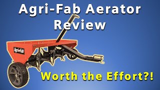 DadsTalkTECH – Episode 22 – Agri-Fab 48 inch Tow-Behind Plug Aerator Review