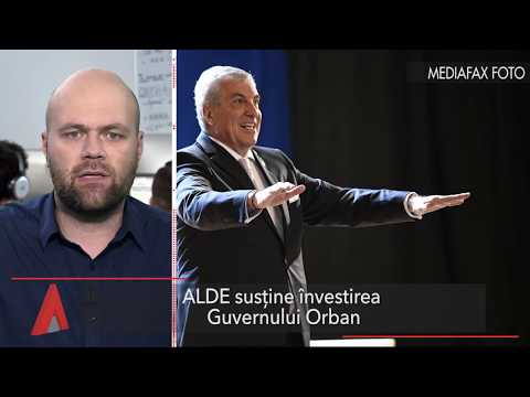 Stiri Mediafax 22 Octombrie - ALDE susține învestirea Guvernului Orban