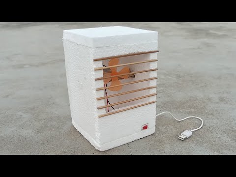 how to make a cooler fan at home - science project