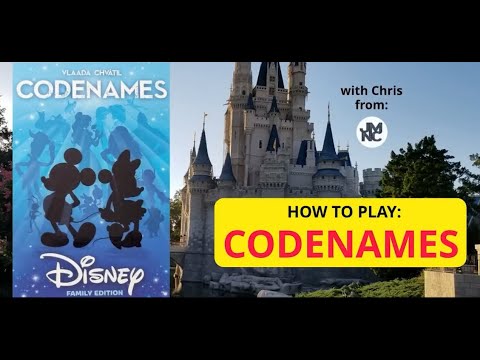 How to play Codenames Disney Family Edition