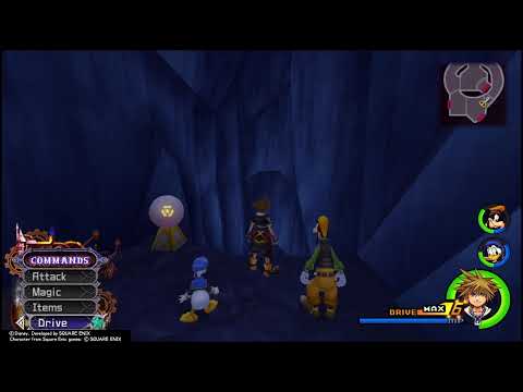 How To Complete Cavern of Remembrance: Mineshaft with LV1 Glide [Kingdom Hearts 2 Final Mix]