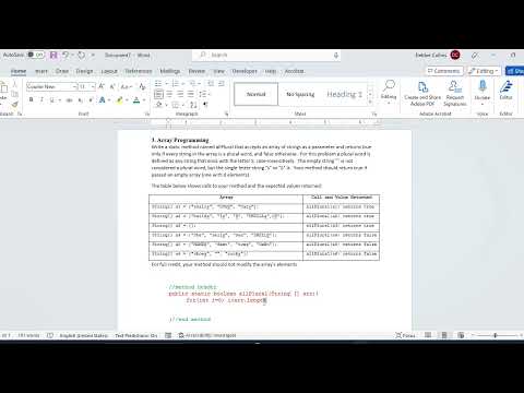 Cs 121 Final Review Array Processing