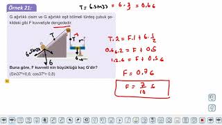Eğitim Vadisi AYT Fizik 8.Föy Basit Makineler 4 (Eğik Düzlem ve Vida) Konu Anlatım Videoları