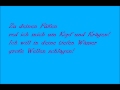 wir sind helden - nur ein wort (lyrics)